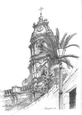 Canizaro Pen Drawing